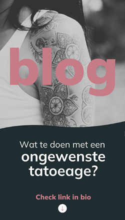Zwart-wit afbeelding van een getatoeƫerde arm met de tekst