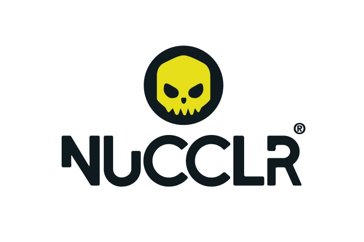 Logo NUCCLR op een witte achtergrond.