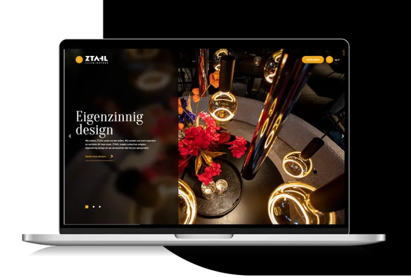 Een website die werkt? <br />Dan zit je bij ons goed.