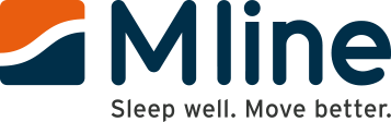 Logo Mline - Sleep well. Move better.