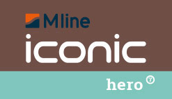 Mline iconic hero label