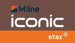 Mline iconic star label