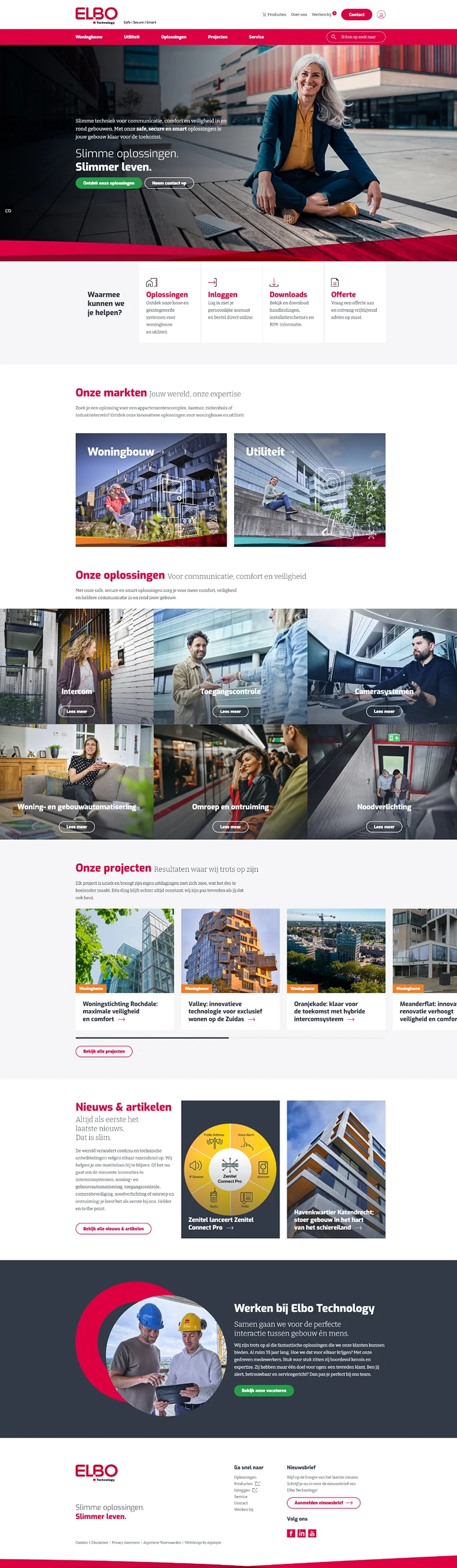 Website preview van Elbo Technology