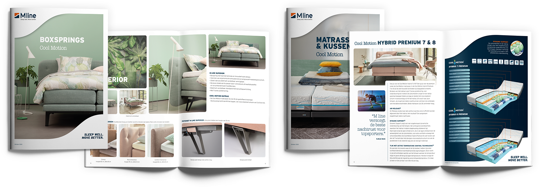 Mline Brochure matrassen & kussens