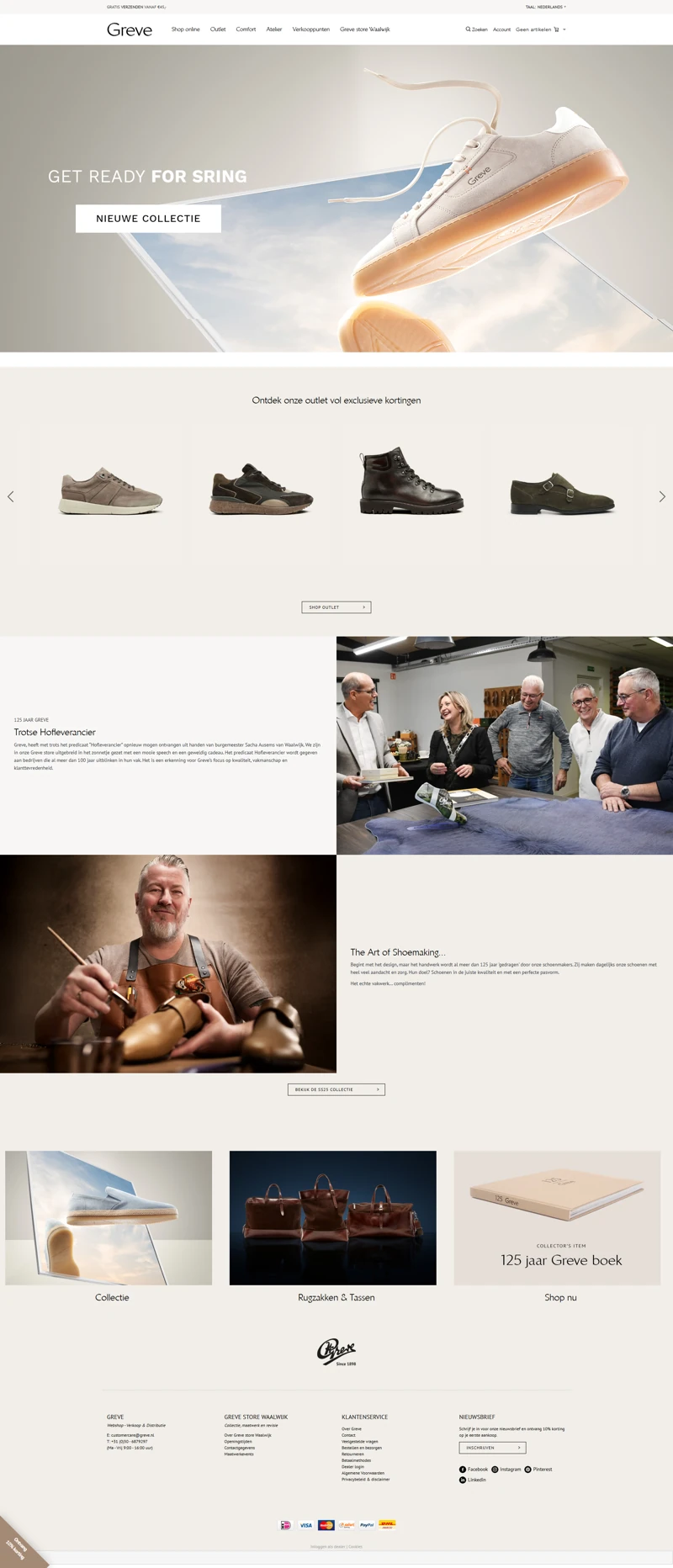 Preview homepage Greve.nl